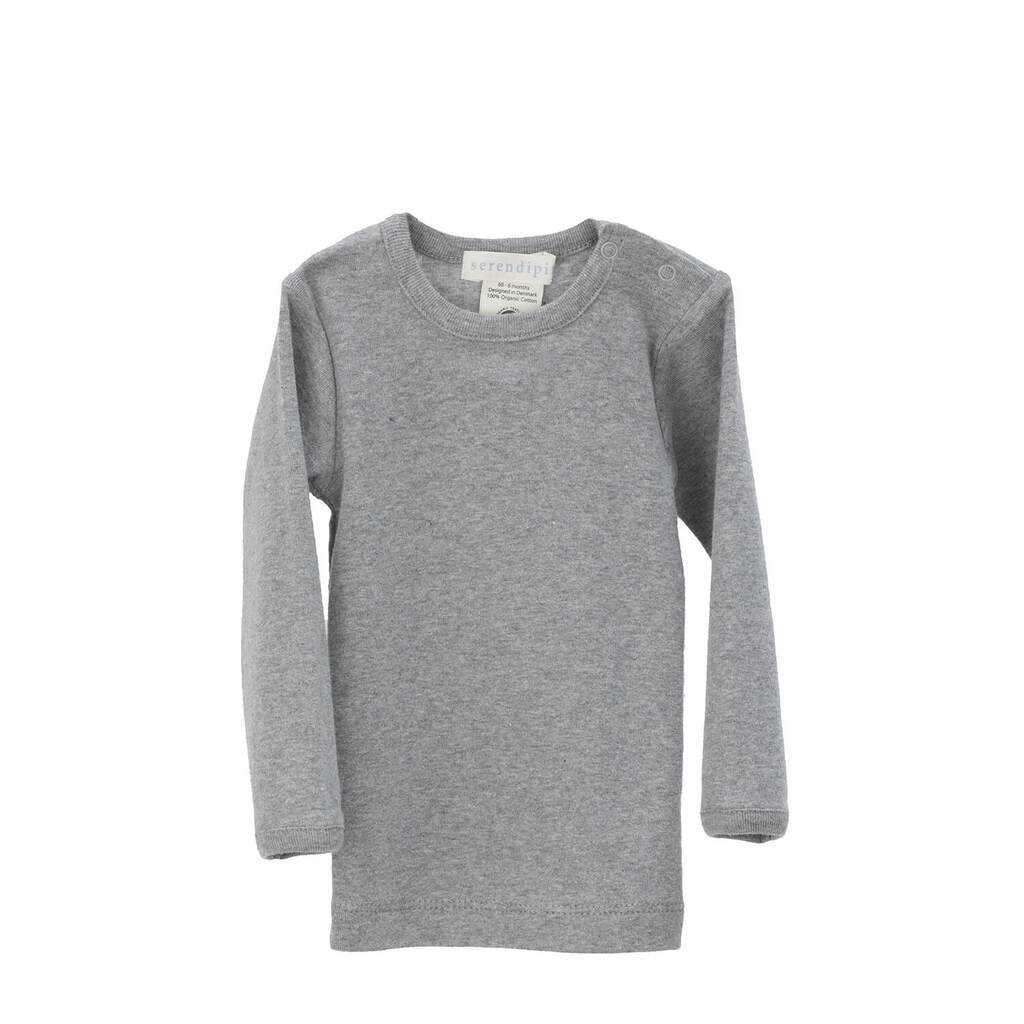 Serendipity |  Baby tee, grey