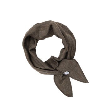 Joha | uld/silke tørklæde, brun melange