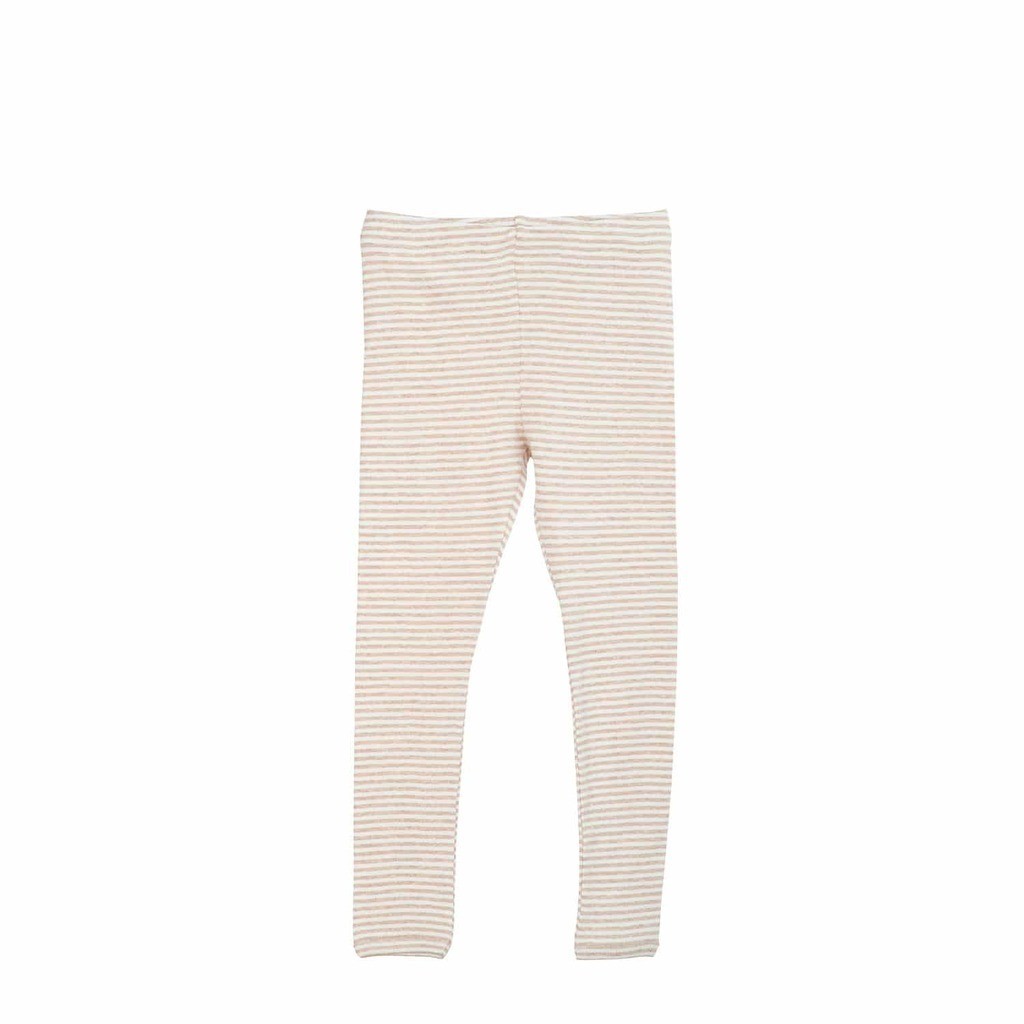 Serendipity | Leggings, stribet sand