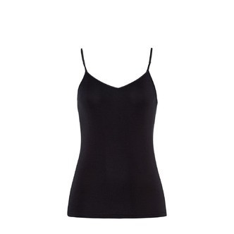 Hanro | Silke undertrøje singlet, sort