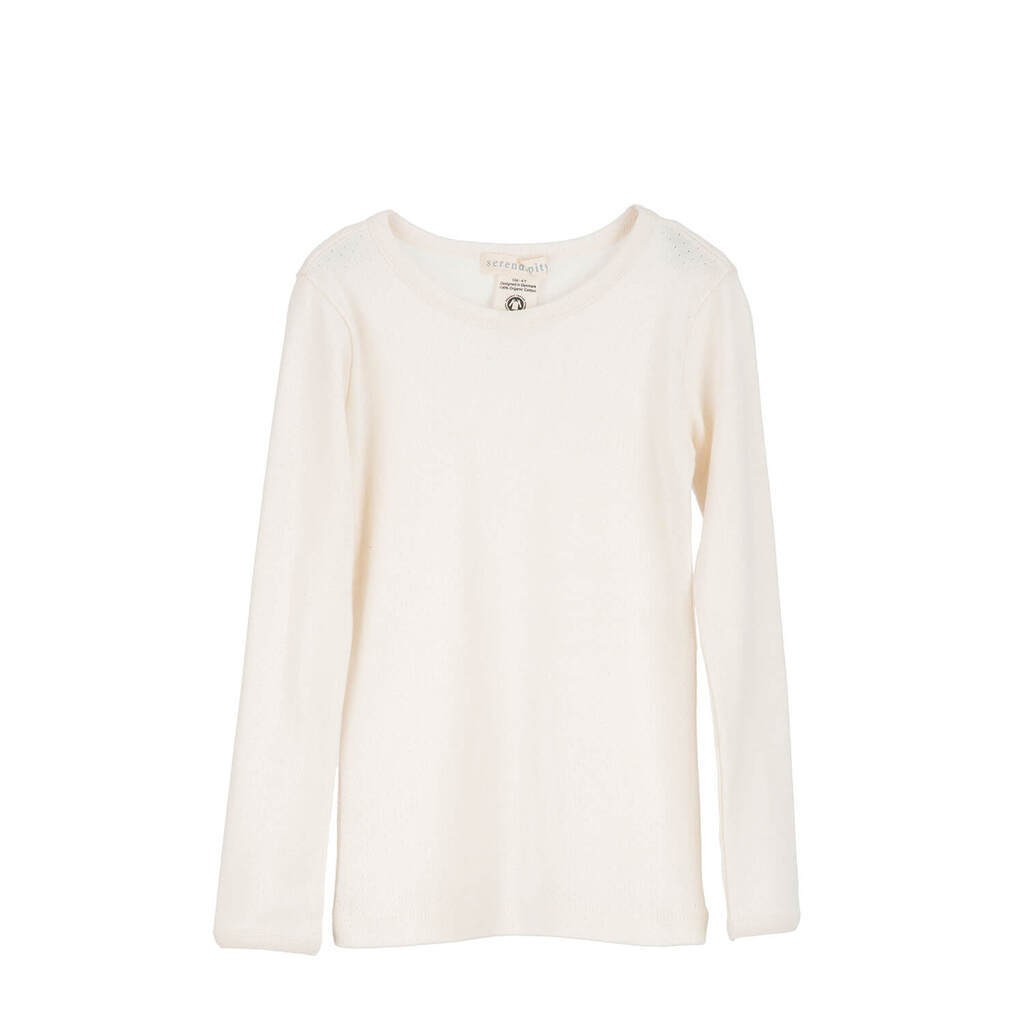 Serendipity | Slim tee, offwhite