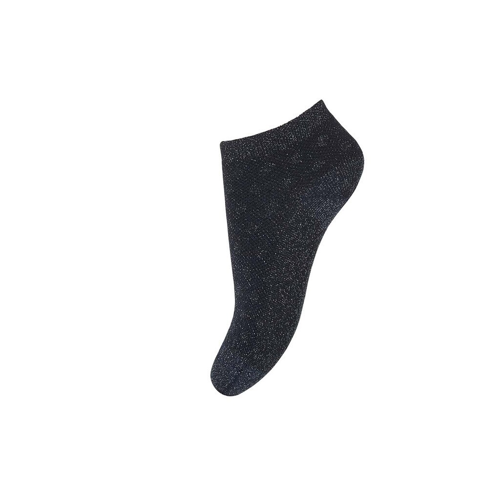 mp Denmark | Korte ankel strømper, mørkeblå glimmer