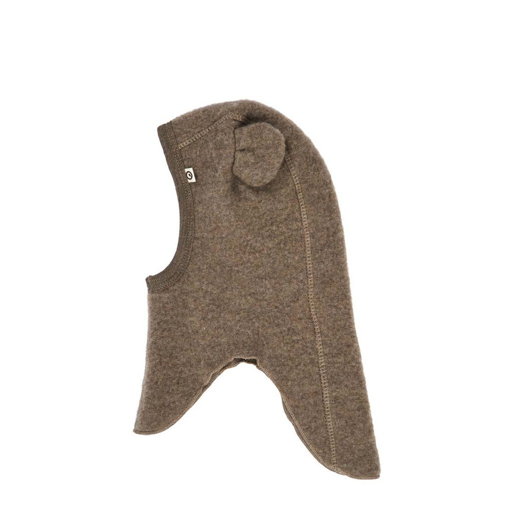 Müsli | Elefanthue i uldfleece, brun