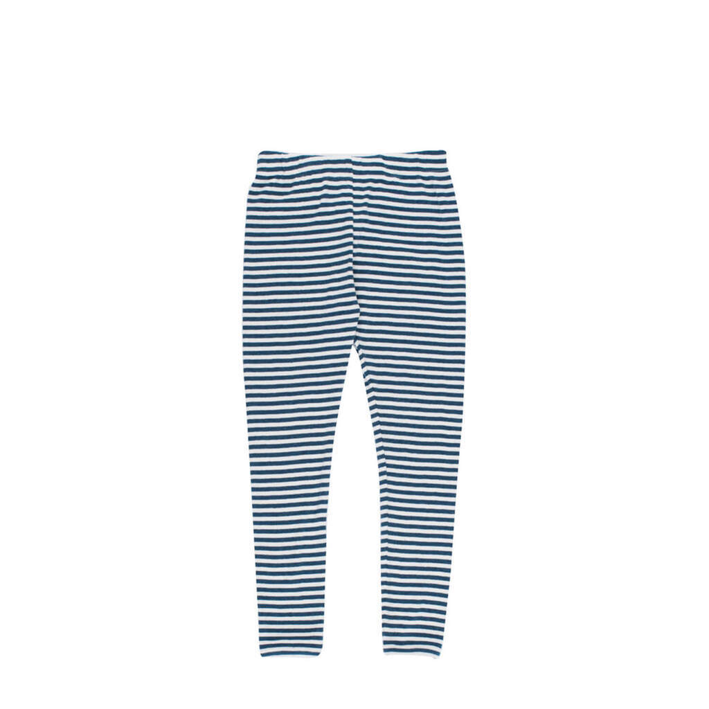 Serendipity | Stripe leggings, atlantic/offwhite