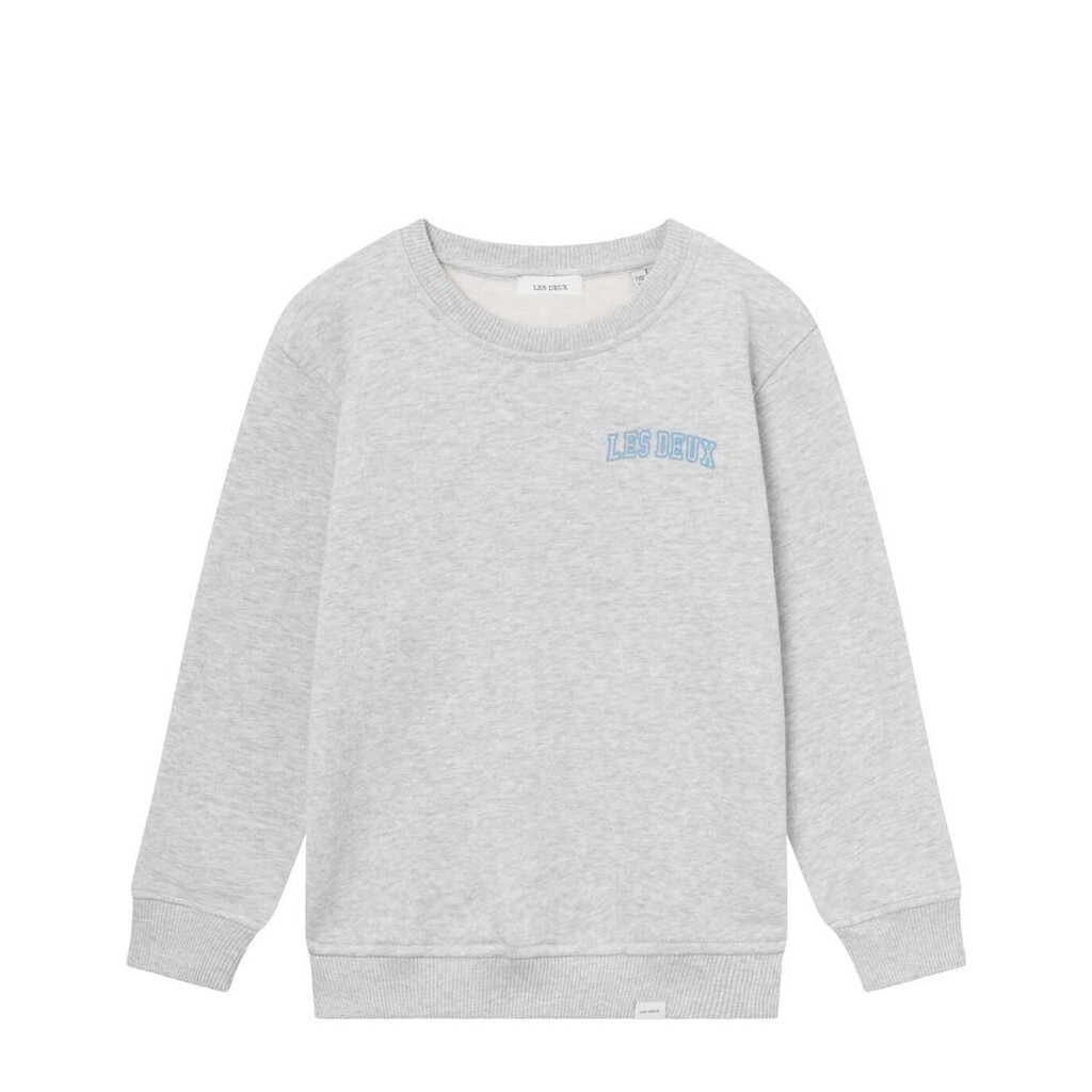 Les Deux | Sweatshirt Blake, lysegrå melange