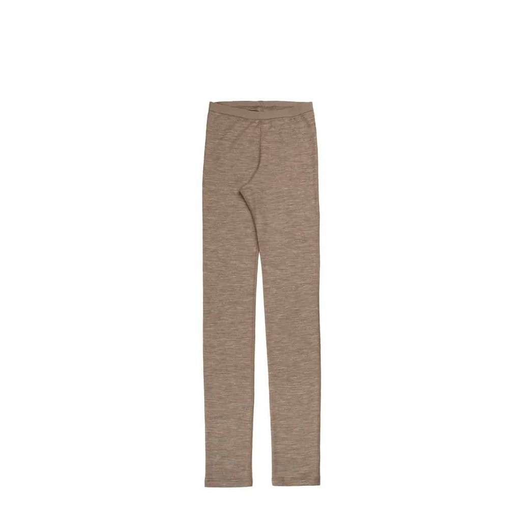 Joha | uld/silke leggings, beige melange