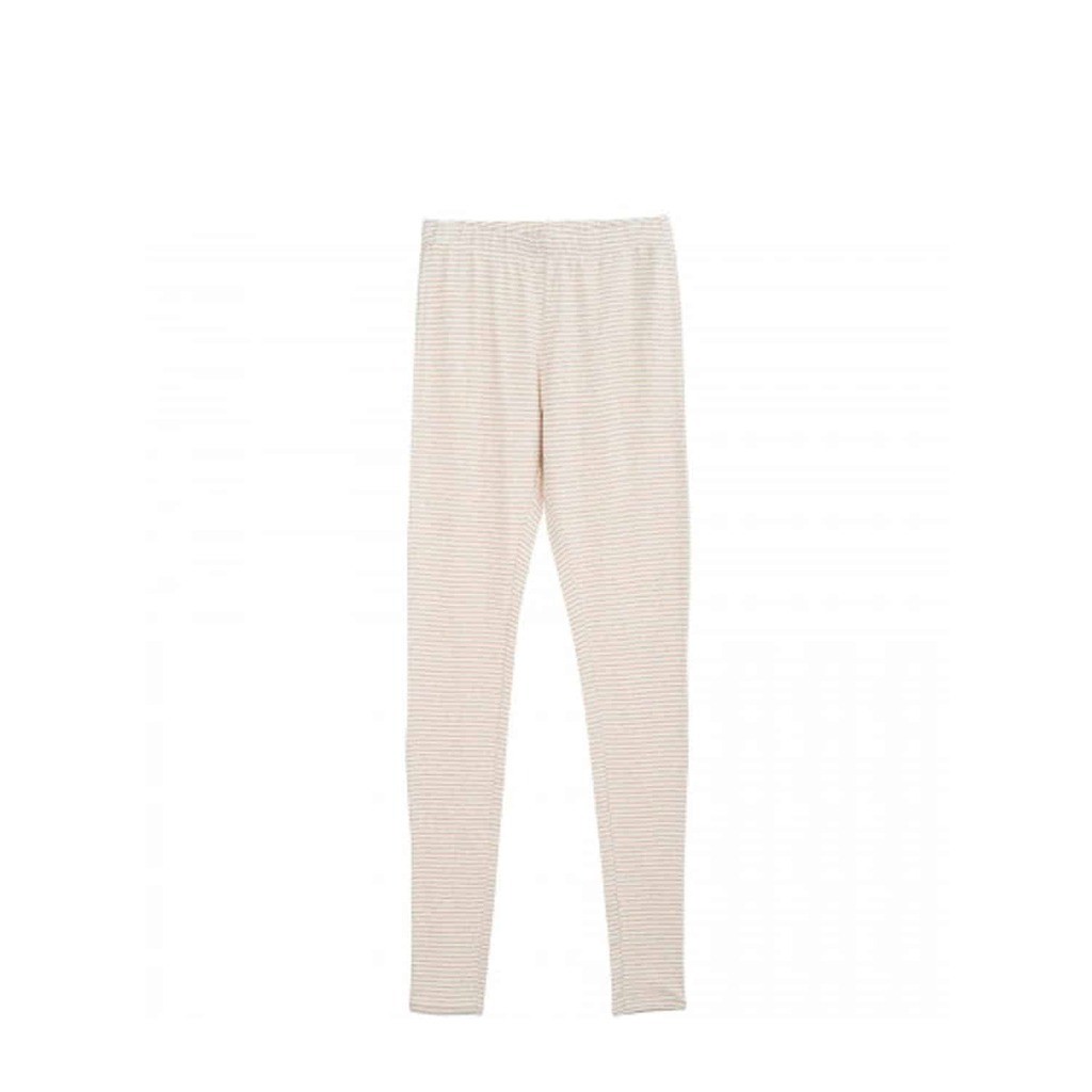Serendipity | Leggings med striber, sand