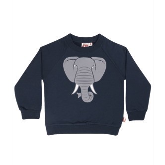 DYR | sweat med elefant, navy