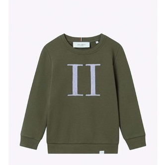 Les Deux | Hoodie Encore Boucle, oliven
