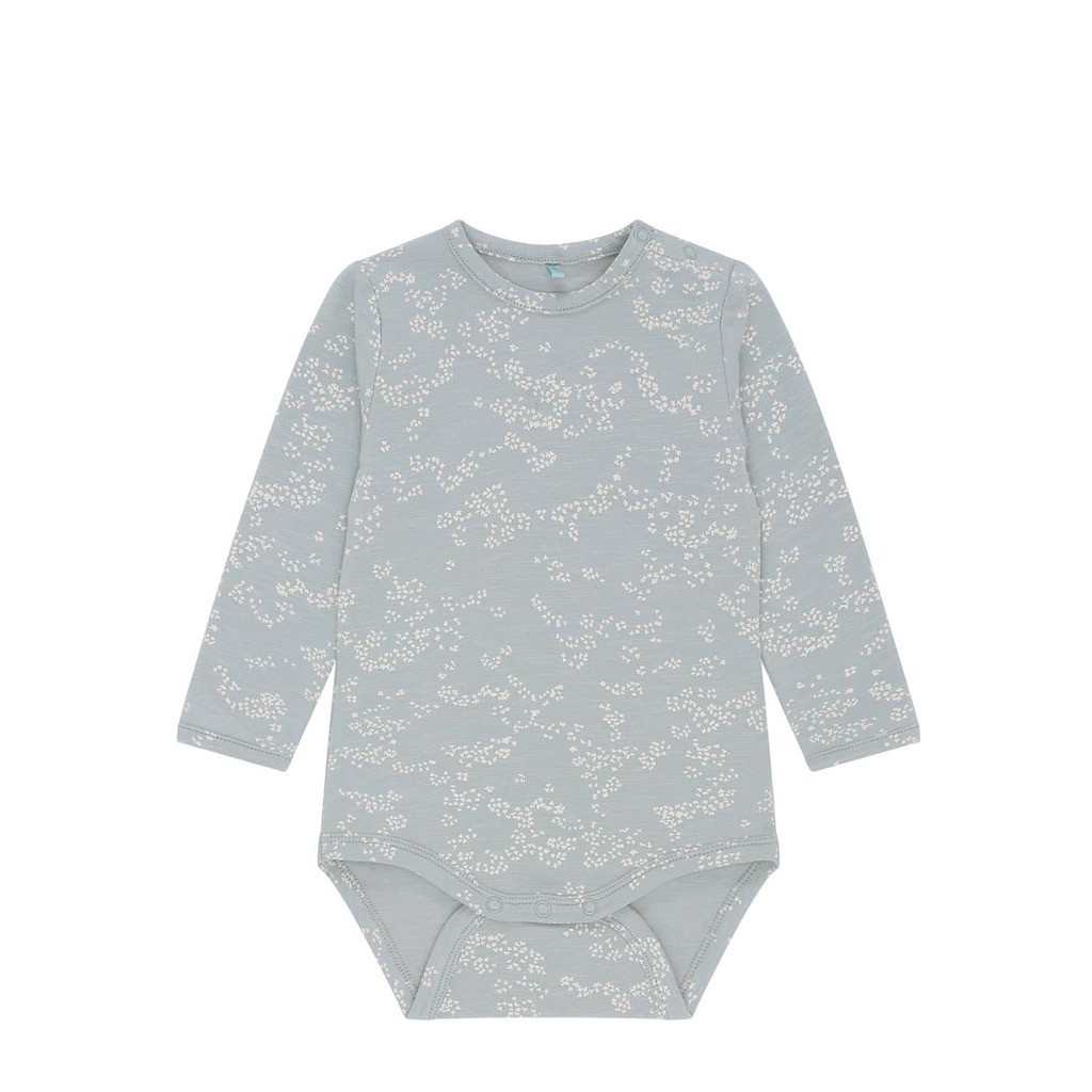 Soft Gallery | Body Galileo, blomsterprint blå