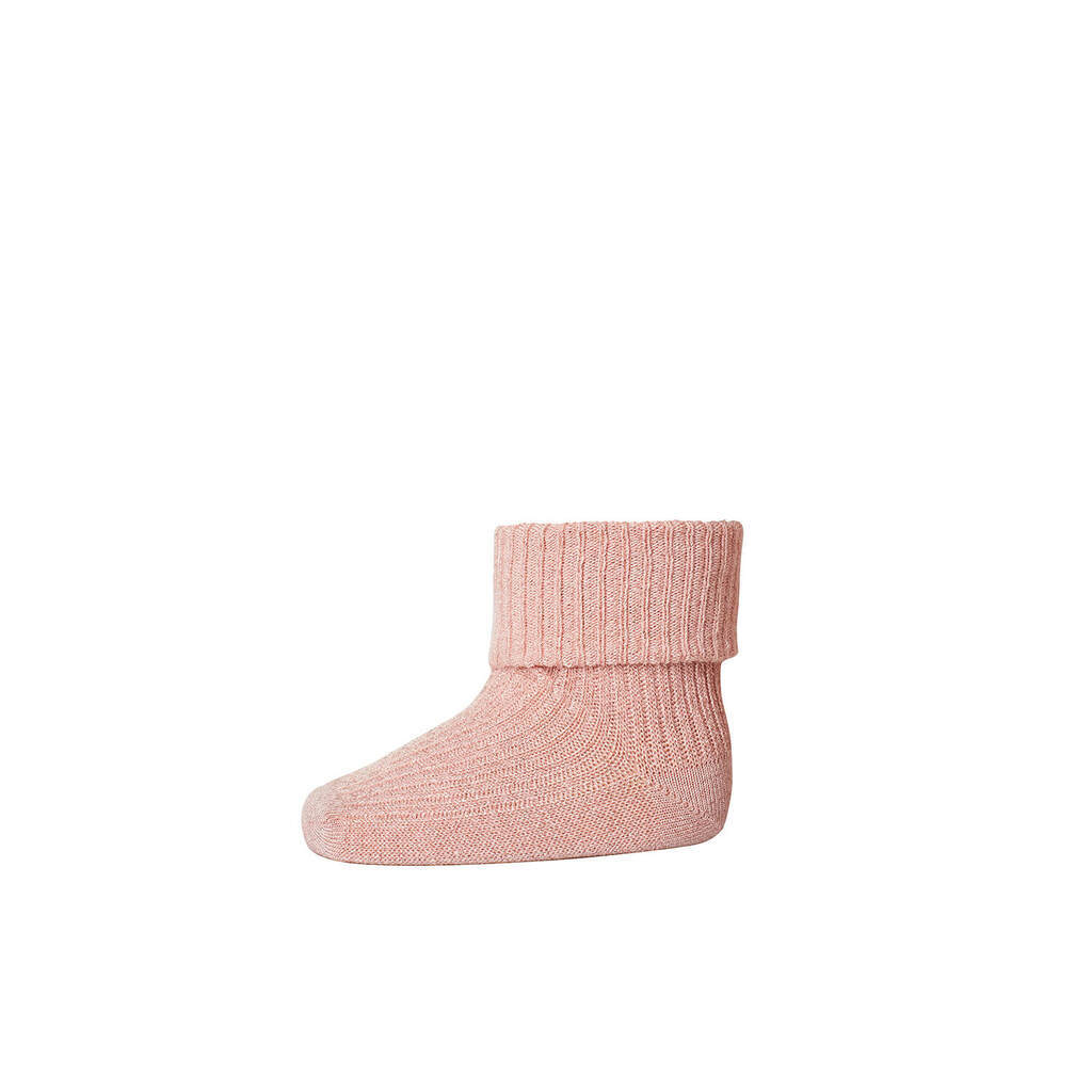 mp Denmark | Strømper med glimmer, soft coral