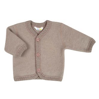 Joha | Uld cardigan beige melange