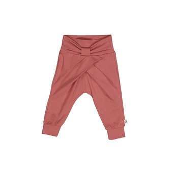 Müsli | Cozy me bow pant, rose