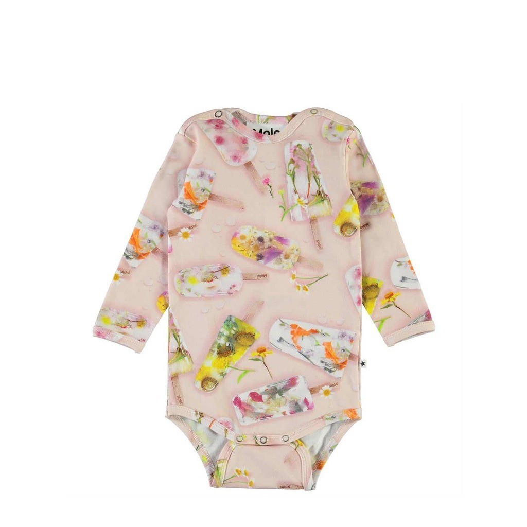 Molo | Body Fonda, lyserød isprint