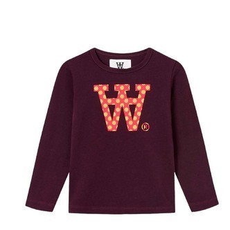 Wood Wood | Kim trøje Spot, bordeaux