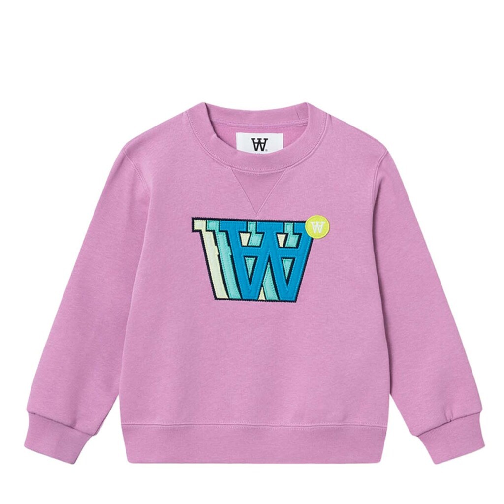 Wood Wood | Rod sweat applique, rosa