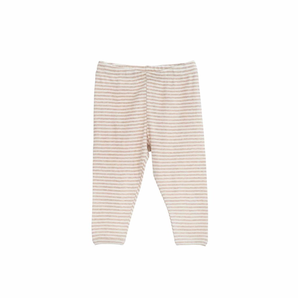 Serendipity | Leggings Baby, stribet sand