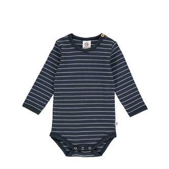 Müsli | Body med striber, mørkeblå