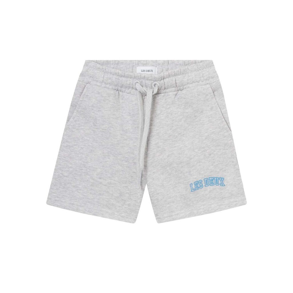 Les Deux | Sweatshorts Blake, lysegrå melange