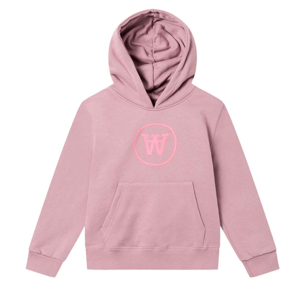 Wood Wood | Hoodie Jr. Izzy tonal, rosa