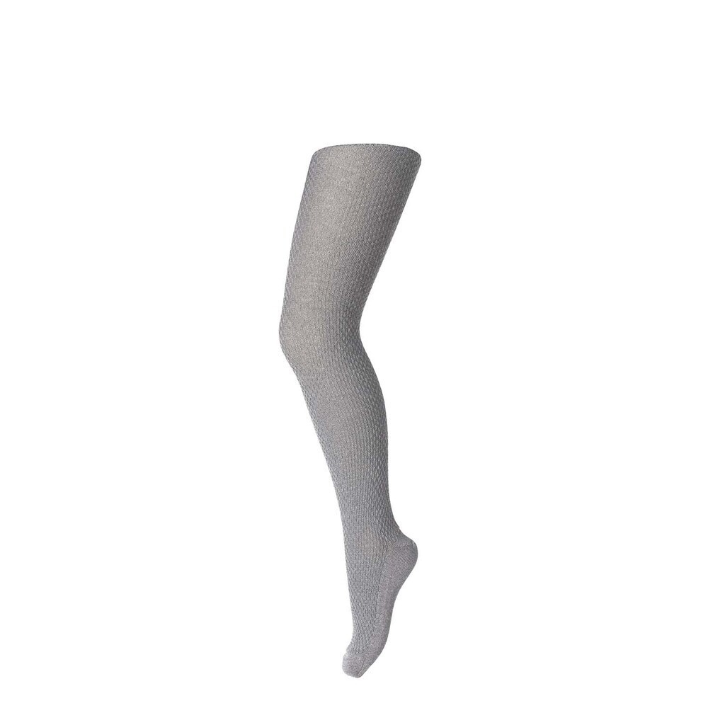 mp Denmark | Uldstrømpebukser med struktur, grå