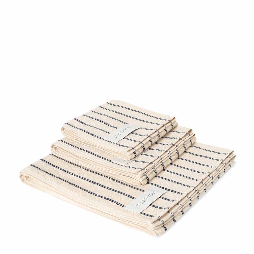 Studio Feder | Una håndklæde, mørkeblå 40 x 60 cm