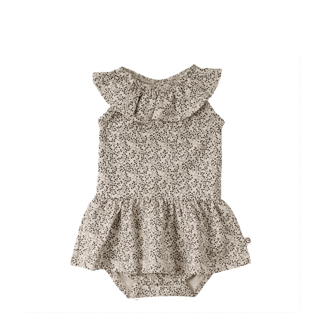 Müsli | Body Petit med skørt, blomsterprint