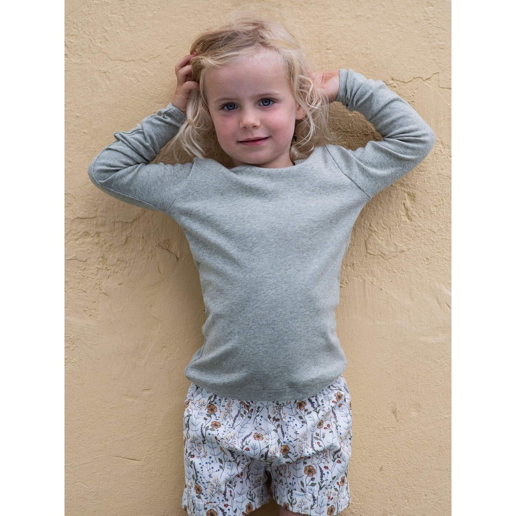 Serendipity | Slim tee, grey