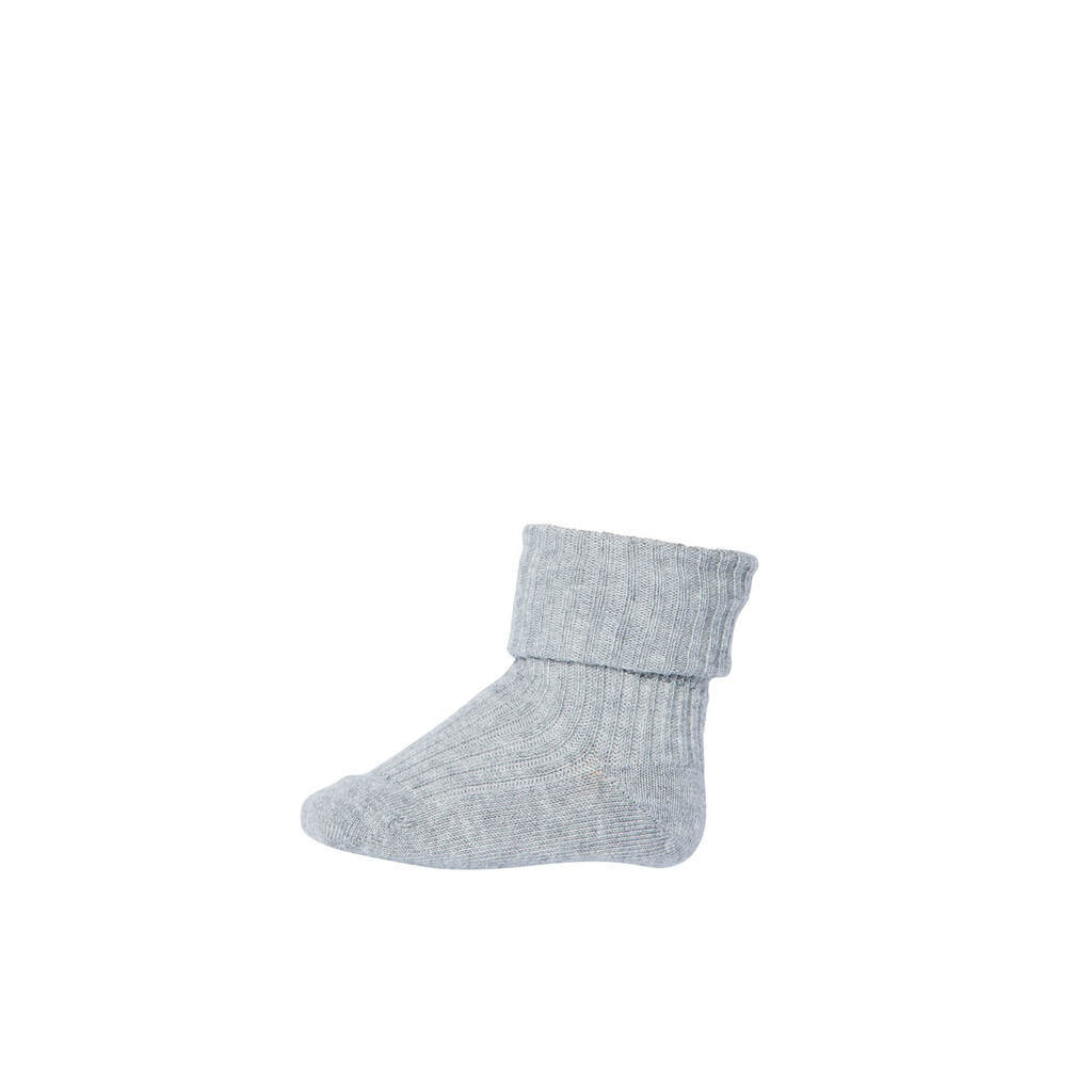 mp Denmark | Strømper i bomuld, grey melange
