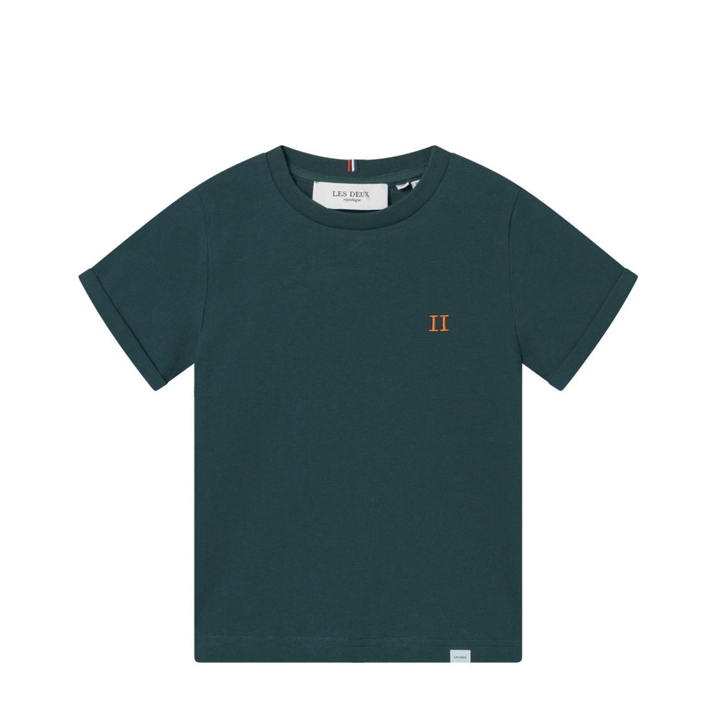 Les Deux | T-shirt Nørregaard, mørkegrøn