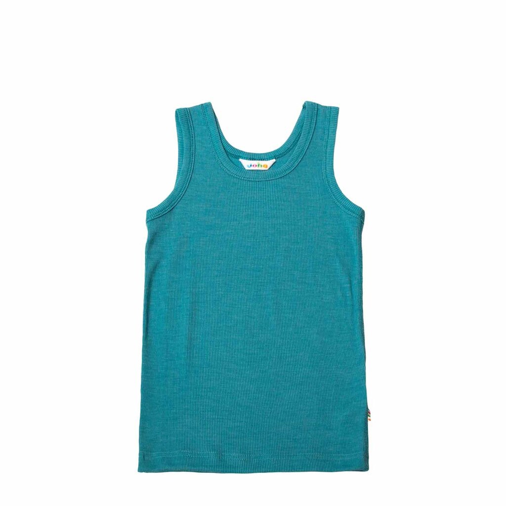 Joha | undertrøje uld og silke, turkis blå