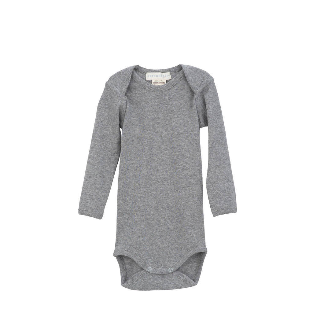 Serendipity | Baby body, grey