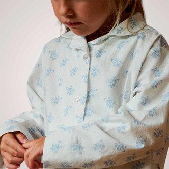 Studio Feder | Pyjamas, hvid med blomster