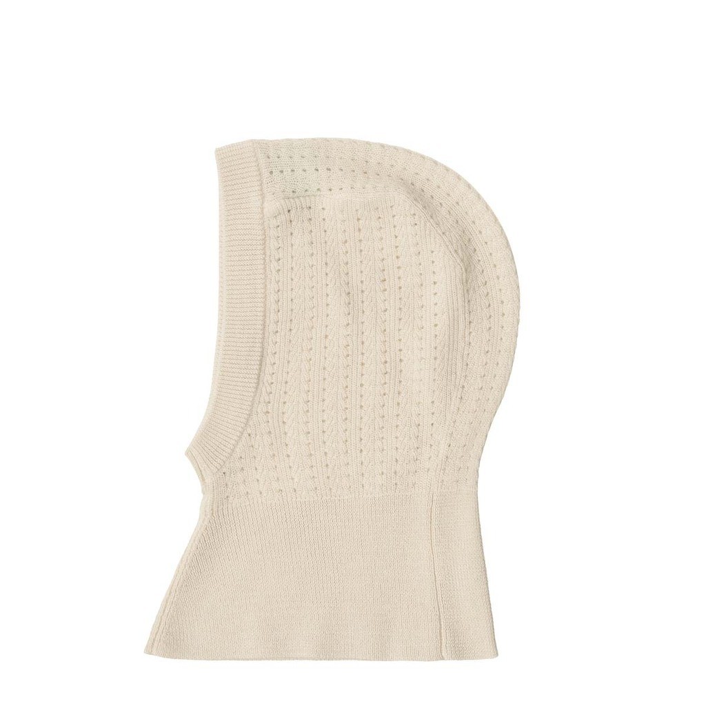 FUB | Elefanthue uld pointelle, råhvid