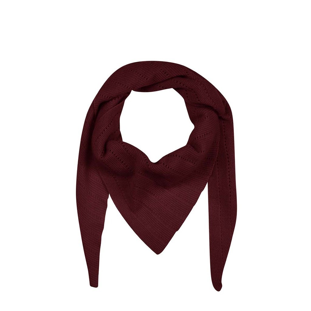 Frau | Cashmere tørklæde stor, vinrød