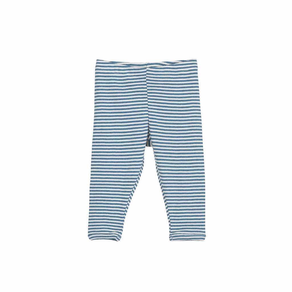 Serendipity | Leggings Baby, stribet blå