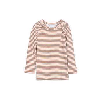 Serendipity | Baby trøje stribet, cashew