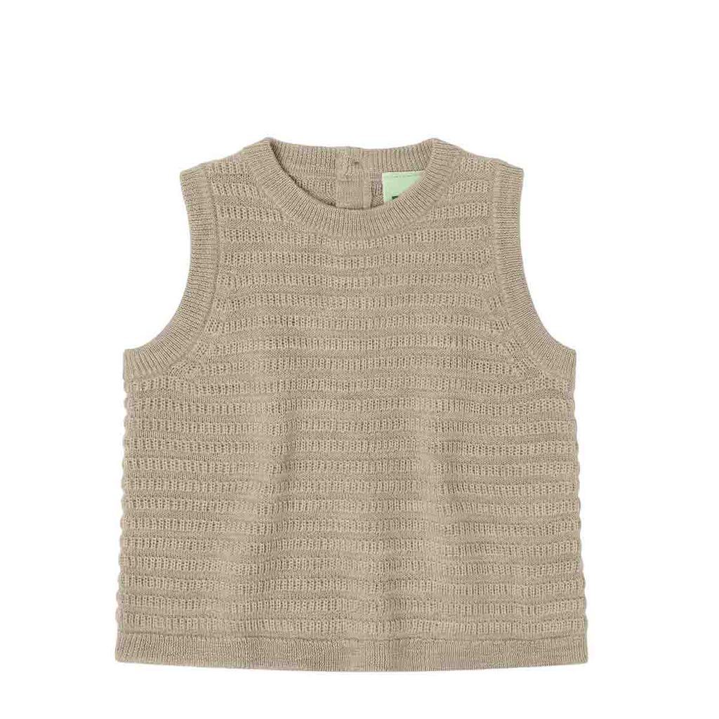 FUB | Baby uldvest, beige melange