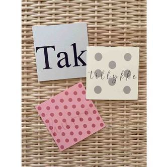 Jou Atelier | kort 11x11 cm. 3 pak