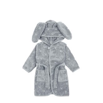 Müsli | Badekåbe med kaninøre, støvet blå