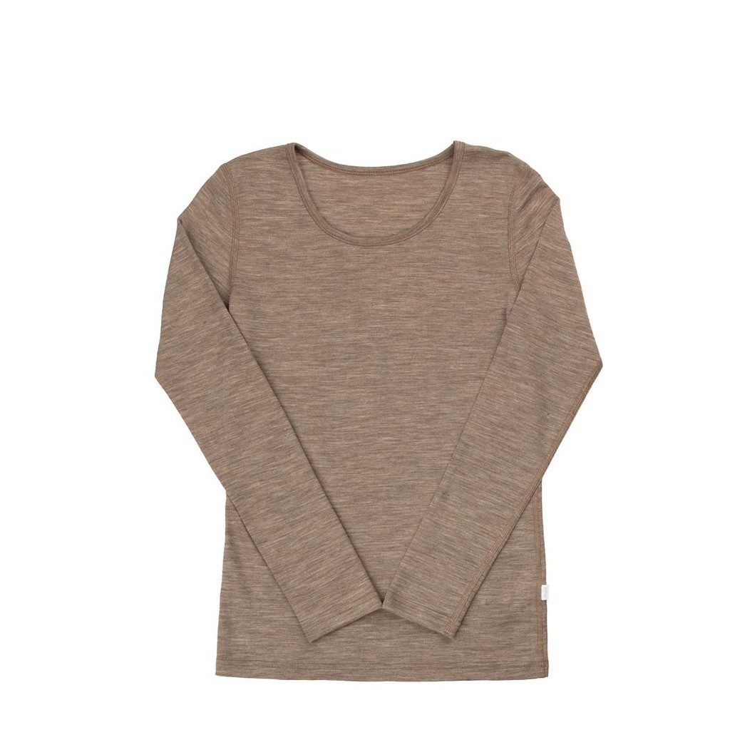 Joha | uld/silke trøje, beige melange
