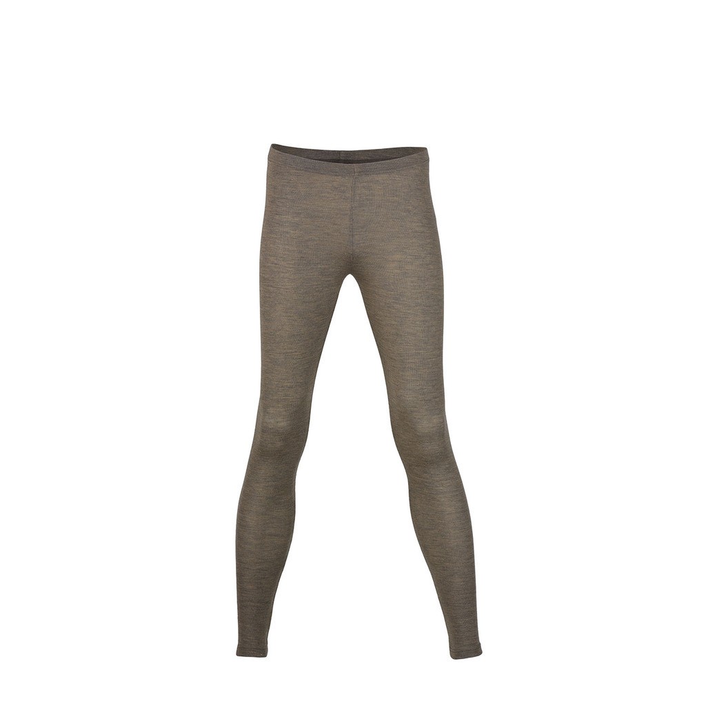 Engel uld & silke leggings, brun