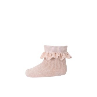 mp Denmark | Strømper med blonde, rosa