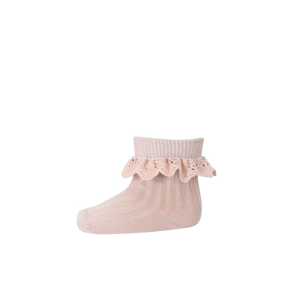 mp Denmark | Strømper med blonde, rosa