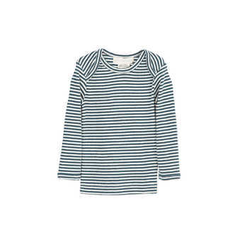 Serendipity Baby tee stripe Atlantic/offwhite