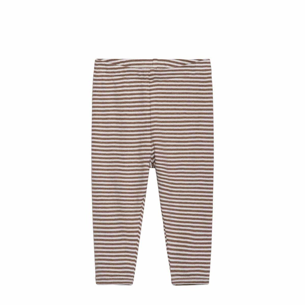 Serendipity | Leggings Baby, stribet brun