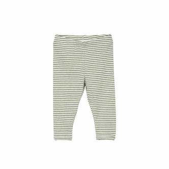 Serendipity | Leggings Baby, stribet grøn
