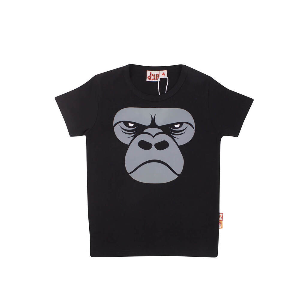 DYR Cph - T-shirt Primate zoomgorila, sort