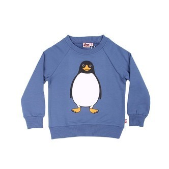 DYR | Sweat med pingvin, blå