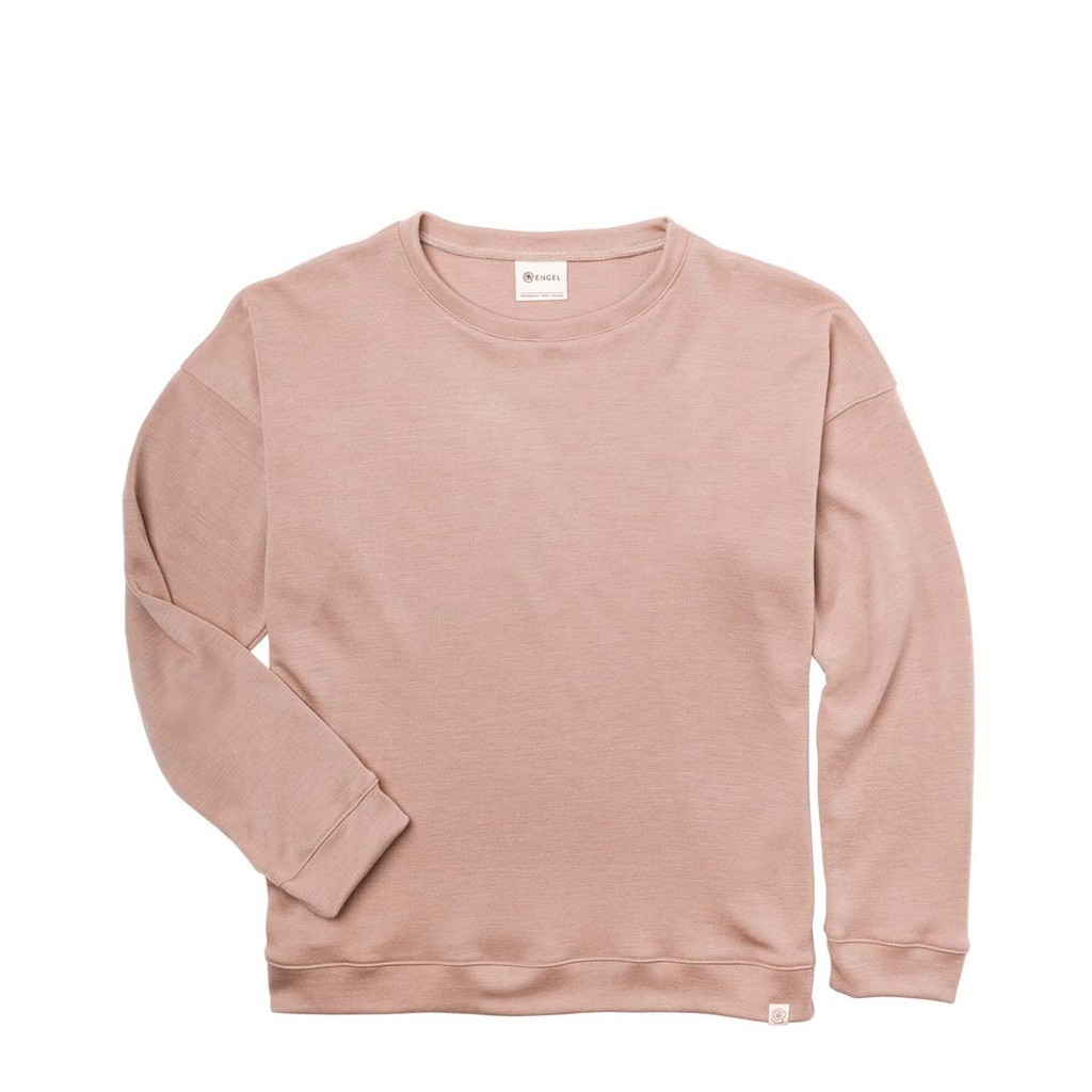 Engel | Uld silke Sweatshirt, rosa